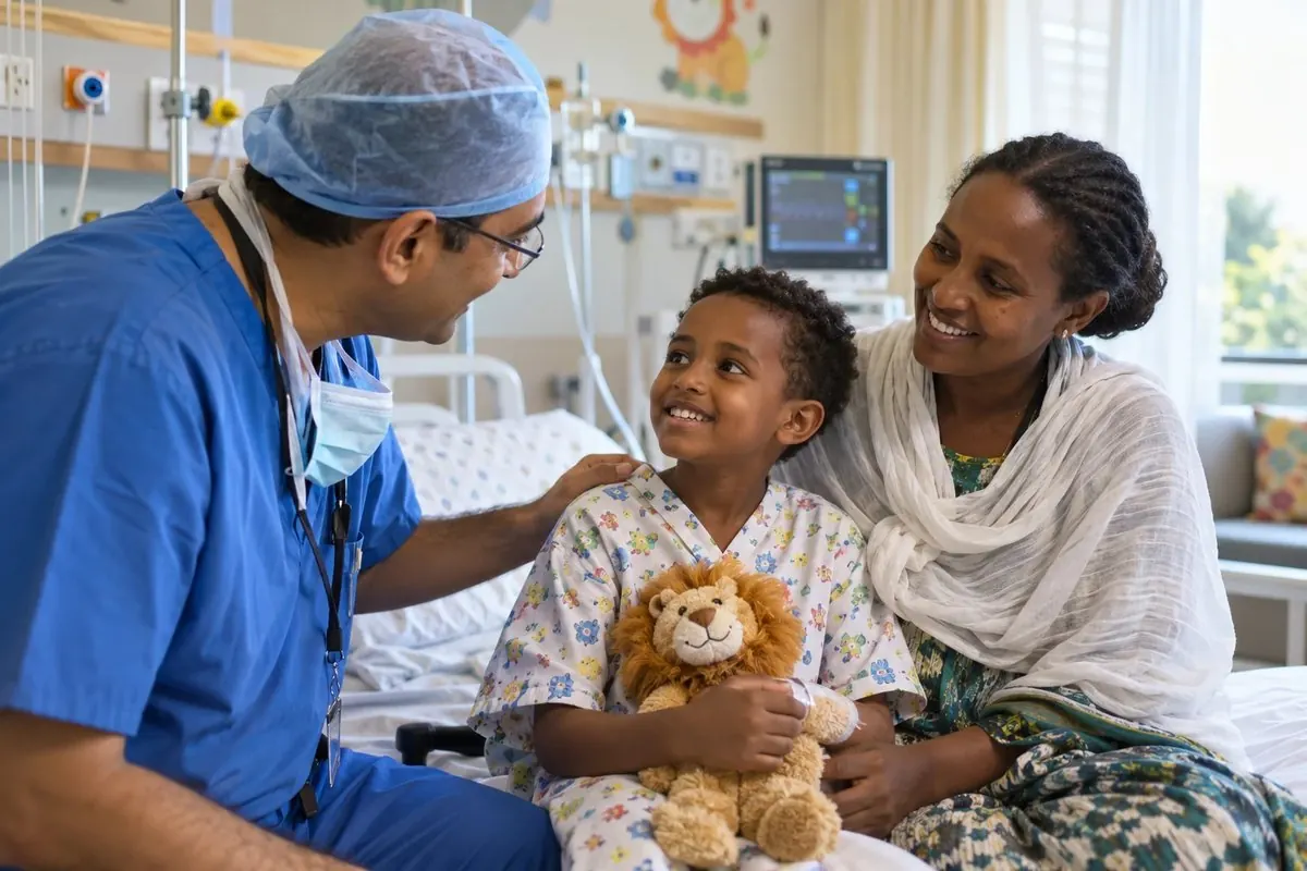 VSD Closure at Apollo Children's Hospital, Chennai: a Family from Ethiopia