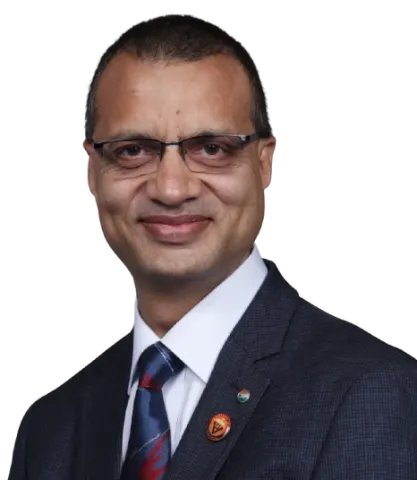 Portrait of Dr. P C Gupta