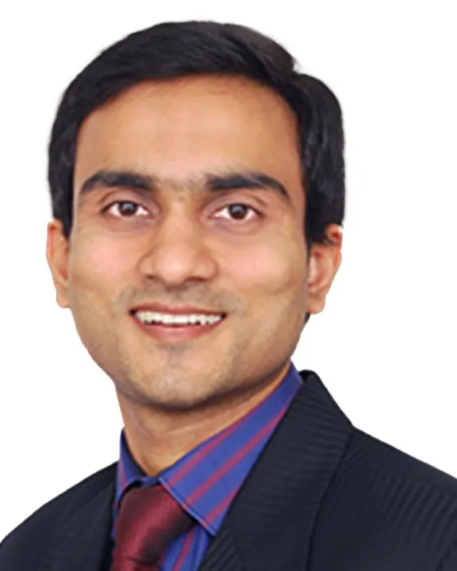 Portrait of Dr. Vamsi Sivarama Raju. V